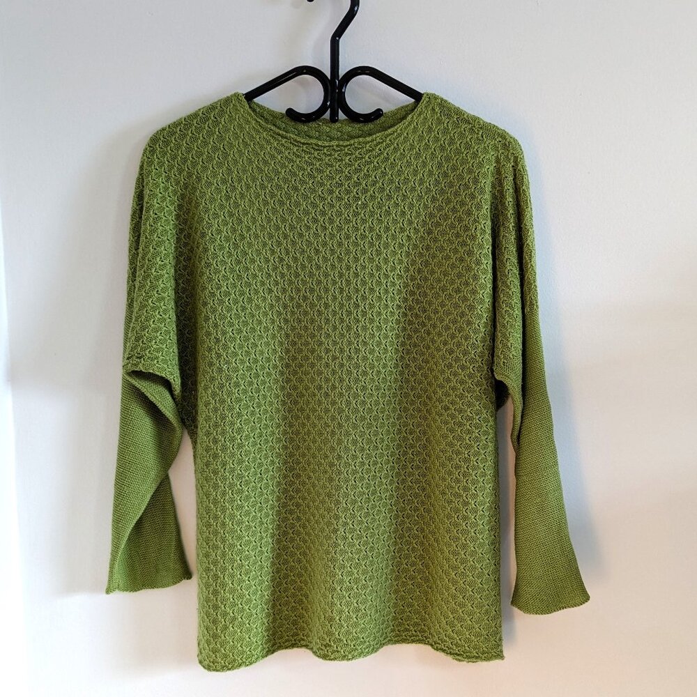 Green Knit Sweater – Size Medium
